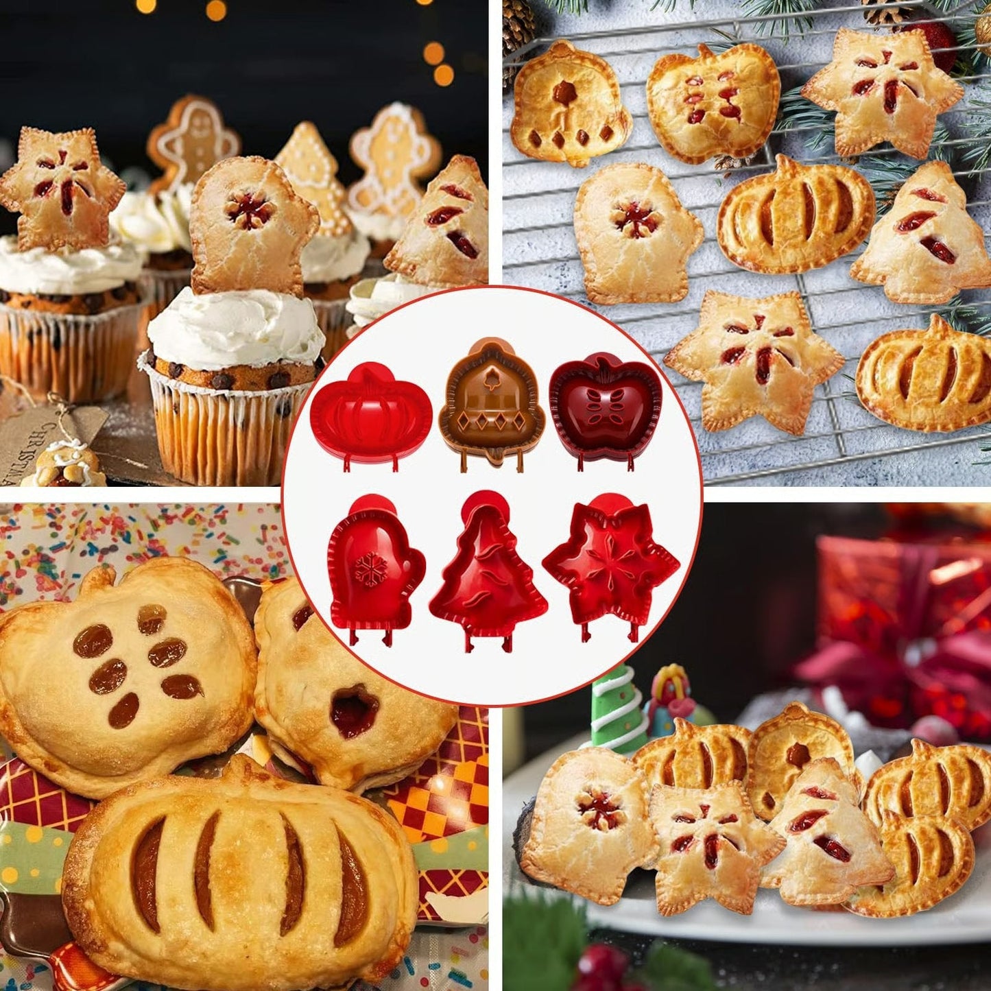 🎄🔥Holiday Mini Pie Mold